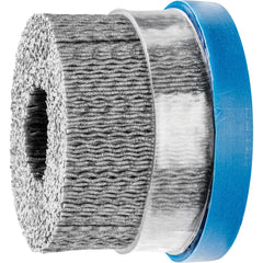 PFERD - Disc Brushes; Outside Diameter (Inch): 3 ; Grit: 120 ; Abrasive Material: Silicon Carbide ; Brush Type: Crimped ; Connector Type: Arbor ; Arbor Hole Size (Inch): 7/8 - Exact Tool & Supply