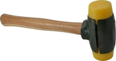 Garland - 4 Lb Head 2" Face Plastic Split Head Hammer - Wood Handle - Exact Tool & Supply