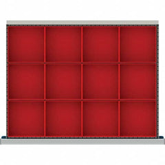 LISTA - 12-Compartment Drawer Divider Layout for 3.15" High Drawers - Exact Tool & Supply