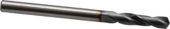 OSG - 5/32" 130° Spiral Flute Powdered Metal Screw Machine Drill Bit - TiCN Finish, Right Hand Cut, 22mm Flute Length, 54mm OAL, Standard Point, Straight Shank - Exact Tool & Supply