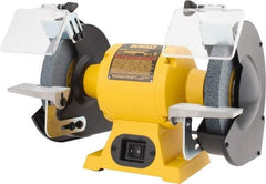 DeWALT - 8" Wheel Diam x 1" Wheel Width, 3/4 hp Grinder - 5/8" Arbor Hole Diam, 3,600 Max RPM, 120 Volts - Exact Tool & Supply