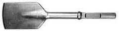 DeWALT - 5-1/2" Head Width, 20" OAL, 3/4" Shank Diam, Spade Chisel - Hex Drive, Hex Shank, Steel - Exact Tool & Supply