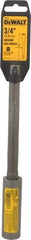 DeWALT - 3/4" Head Width, 3/4" OAL, 1-1/8" Shank Diam, Rod Driver Chisel - SDS Max Drive, SDS Max Shank, Steel - Exact Tool & Supply