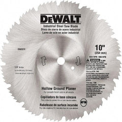 DeWALT - 10" Diam, 80 Tooth Wet & Dry Cut Saw Blade - Steel, Standard Round Arbor - Exact Tool & Supply