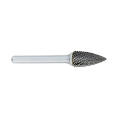 ‎SM-1 -6mm × 12mm LOC × 6mm Shank × 50mm OAL Pointed Cone Carbide Medium Tough Cut Burr - Exact Tool & Supply