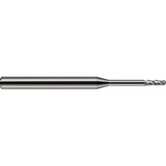 Harvey Tool - 0.045" Diam, 0.135" LOC, 4 Flute Solid Carbide Ball End Mill - Exact Tool & Supply