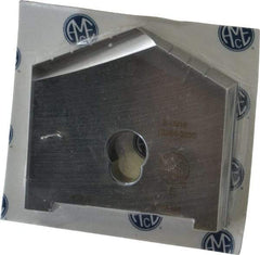 Allied Machine and Engineering - 2-15/16" Diam x 7/16" Thick, Seat Code E, 130° Included Angle Spade Drill Insert - Uncoated Powdered Metal, Powdered Metal, Series E - Exact Tool & Supply