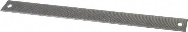 PFERD - 14" Long, Second Cut, Flat American-Pattern File - Curved Cut, 0.38" Overall Thickness, Flexible - Exact Tool & Supply
