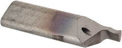 HORN - 0.046" Groove Width, 0.315" Min Hole Diam, 0.394" Max Hole Depth, Face Grooving Tool - Exact Tool & Supply
