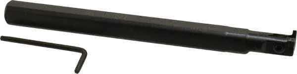 Seco - A..-CGHR, Right Hand, 0.118" Max Depth of Cut, Indexable Grooving Tool Holder - LC..1303.. Insert Compatibility, 7" OAL, Through Coolant - Exact Tool & Supply
