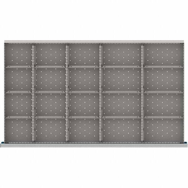 LISTA - 20-Compartment Drawer Divider Layout for 3.15" High Drawers - Exact Tool & Supply