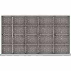 LISTA - 20-Compartment Drawer Divider Layout for 3.15" High Drawers - Exact Tool & Supply