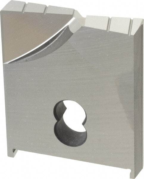 Allied Machine and Engineering - 2" Diam x 3/8" Thick, Seat Code D, Flat Bottom Spade Drill Insert - Uncoated Powdered Metal, Powdered Metal, Series D - Exact Tool & Supply