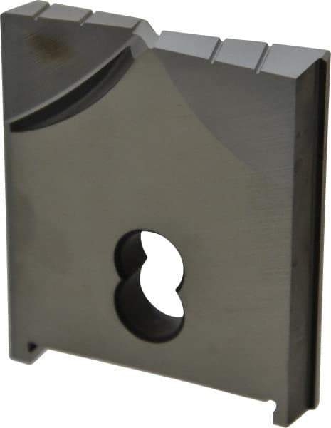 Allied Machine and Engineering - 2-1/8" Diam x 3/8" Thick, Seat Code D, Flat Bottom Spade Drill Insert - Uncoated Powdered Metal, Powdered Metal, Series D - Exact Tool & Supply