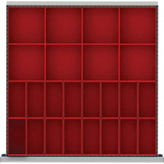 LISTA - 24-Compartment Drawer Divider Layout for 3.15" High Drawers - Exact Tool & Supply