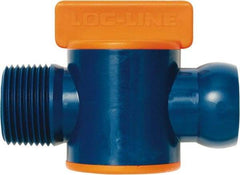 Loc-Line - 3/4" ID Coolant Hose NPT Valve - Male to Female Connection, Acetal Copolymer Body, NPT, Use with Loc-Line Modular Hose Systems - Exact Tool & Supply