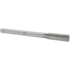 Made in USA - 0.7505" Carbide-Tipped 6 Flute Chucking Reamer - Exact Tool & Supply