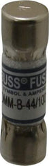 Cooper Bussmann - 1,000 VAC/VDC, 0.44 Amp, Fast-Acting General Purpose Fuse - 34.9mm OAL, 10mm Diam - Exact Tool & Supply