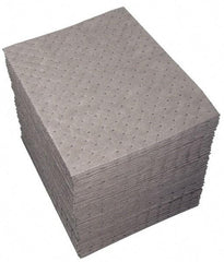 Brady SPC Sorbents - 19 Gal Capacity per Package, Universal Pad - 19" Long x 15" Wide, Polypropylene - Exact Tool & Supply