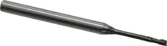 OSG - 1/16", 3/16" LOC, 1/8" Shank Diam, 1-3/4" OAL, 2 Flute, Solid Carbide Square End Mill - Single End, Diamond Finish, Spiral Flute, 30° Helix, Centercutting, Right Hand Cut, Right Hand Flute, Series 7020 - Exact Tool & Supply