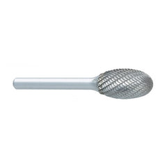 ‎SL-1 -6mm × 16mm LOC × 6mm Shank × 50mm OAL 14 Degree Included Angle Carbide Medium Tough Cut Burr - Exact Tool & Supply