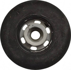 Made in USA - 4-1/2" Diam Disc Backing Smooth Backing Pad - 5/8" Shank Diam, Hard Density, 11,000 RPM - Exact Tool & Supply