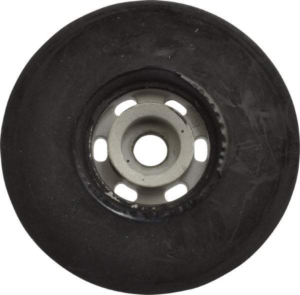 Made in USA - 5" Diam Disc Backing Smooth Backing Pad - Medium Density, 10,000 RPM - Exact Tool & Supply