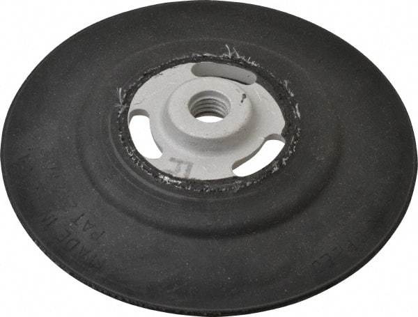 Made in USA - 7" Diam Disc Backing Smooth Backing Pad - Soft Density, 7,000 RPM - Exact Tool & Supply