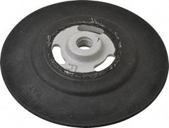 Made in USA - 7" Diam Disc Backing Smooth Backing Pad - Soft Density, 7,000 RPM - Exact Tool & Supply