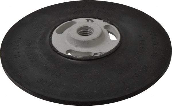 Made in USA - 7" Diam Disc Backing Smooth Backing Pad - Medium Density, 8,500 RPM - Exact Tool & Supply