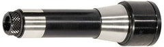 Spirit Tool - 1-1/4" Diam Milling Machine Arbor - Semi-Flush Style, Taper Shank, 4.8" OAL, R8 Taper - Exact Tool & Supply