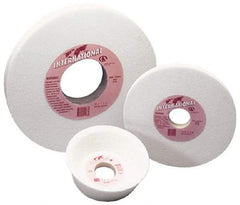 Camel Grinding Wheels - 14" Diam x 5" Hole x 1-1/2" Thick, H Hardness, 46 Grit Surface Grinding Wheel - Aluminum Oxide, Type 5, Coarse Grade, 1,910 Max RPM, Vitrified Bond, One-Side Recess - Exact Tool & Supply