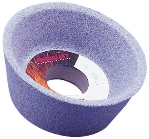 Grier Abrasives - 5 Inch Diameter x 1-1/4 Inch Hole x 1-3/4 Inch Thick, 46 Grit Tool and Cutter Grinding Wheel - Exact Tool & Supply