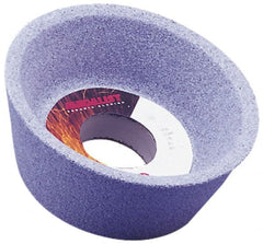 Grier Abrasives - 4 Inch Diameter x 1-1/4 Inch Hole x 1-1/2 Inch Thick, 46 Grit Tool and Cutter Grinding Wheel - Exact Tool & Supply