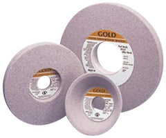 Camel Grinding Wheels - 14" Diam x 5" Hole x 1-1/2" Thick, K Hardness, 46 Grit Surface Grinding Wheel - Aluminum Oxide, Type 5, Coarse Grade, 1,910 Max RPM, Vitrified Bond, One-Side Recess - Exact Tool & Supply