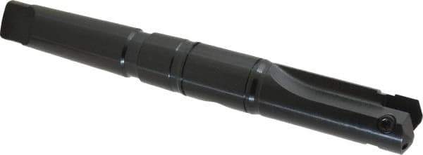 Allied Machine and Engineering - Series B, 1-1/4 to 1-3/4" Diam, 4MT Taper Shank, Straight Flute Spade Drill - 3-1/2" Max Depth, 6-1/32" Body Length, 10-1/16" OAL, Short Length, Through Coolant - Exact Tool & Supply