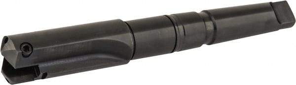 Allied Machine and Engineering - Series C, 1-1/2 to 2-3/8" Diam, 4MT Taper Shank, Straight Flute Spade Drill - 4" Max Depth, 6-15/16" Body Length, 10-9/16" OAL, Short Length, Through Coolant - Exact Tool & Supply