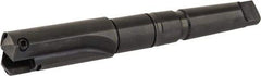Allied Machine and Engineering - Series C, 1-1/2 to 2-3/8" Diam, 4MT Taper Shank, Straight Flute Spade Drill - 4" Max Depth, 6-15/16" Body Length, 10-9/16" OAL, Short Length, Through Coolant - Exact Tool & Supply