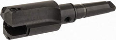 Allied Machine and Engineering - Series G, 3-1/2 to 4-1/2" Diam, 5MT Taper Shank, Straight Flute Spade Drill - 6" Max Depth, 10" Body Length, 14-7/16" OAL, Short Length, Through Coolant - Exact Tool & Supply