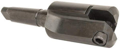 Allied Machine and Engineering - Series G, 3-1/2 to 4-1/2" Diam, 5MT Taper Shank, Straight Flute Spade Drill - 6" Max Depth, 7-11/16" Body Length, 12-1/8" OAL, Short Length - Exact Tool & Supply