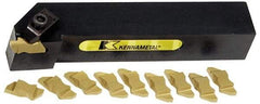 Kennametal - NS, Right Hand, 0.21" Max Depth of Cut, 4.95mm Max Groove Width, Indexable Grooving Tool Holder - N.3R Insert Compatibility, 1" Shank Height, 1" Shank Width, 6" OAL - Exact Tool & Supply