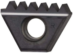 Kennametal - 11.5 TPI, Internal/External Thread, NPT Standard, STN KC635M Grade Thread Mill Insert - Carbide, TiAlN Coating - Exact Tool & Supply