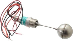 Gems Sensors - 1" Thread, 900 Max psi, 300°F Max, Liquid Level Side Mounted Float Switches - 0.9 Float SG, Stainless Steel Stem, Side Mounting Switch for Broad Range of Chemicals, N.O./N.C. Switch Logic - Exact Tool & Supply