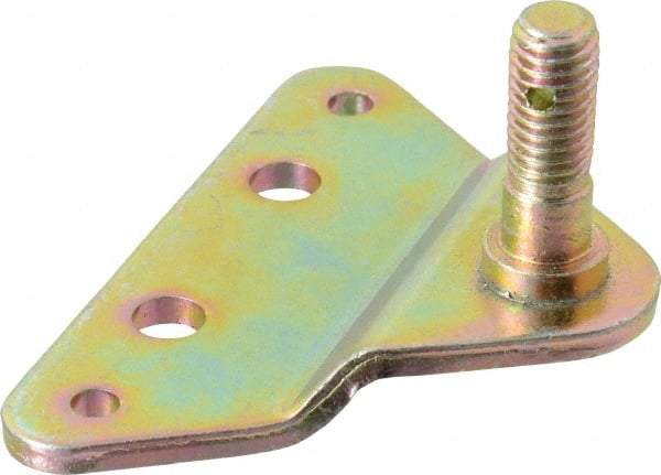 Value Collection - 0.39" Diam Yellow Zinc Offset Bracket - For Hydraulic Dampers & Gas Springs - Exact Tool & Supply