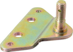 Value Collection - 0.39" Diam Yellow Zinc Offset Bracket - For Hydraulic Dampers & Gas Springs - Exact Tool & Supply