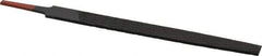 Simonds File - 8" Long, Flat American-Pattern File - Single Cut, 7/32" Overall Thickness, Tang - Exact Tool & Supply