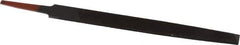 Simonds File - 6" Long, Bastard Cut, Mill American-Pattern File - Single Cut, 7/64" Overall Thickness, Tang - Exact Tool & Supply
