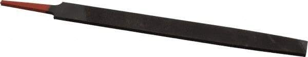 Simonds File - 8" Long, Bastard Cut, Mill American-Pattern File - Single Cut, 9/64" Overall Thickness, Tang - Exact Tool & Supply