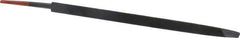 Simonds File - 6" Long, Bastard Cut, Taper American-Pattern File - Single Cut, 0.3438" Overall Thickness, Tang - Exact Tool & Supply