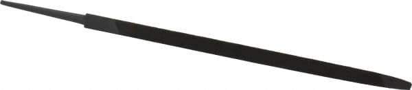 Simonds File - 6" Long, Bastard Cut, Taper American-Pattern File - Single Cut, 9/32" Overall Thickness, Tang - Exact Tool & Supply